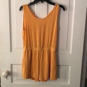 Girls forever 21 yellow romper